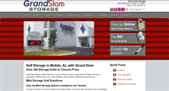 Desktop Screenshot of grandslamstoragemobile.com